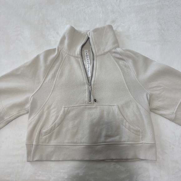 Lululemon Brushed Softstreme Ribbed Half Zip - Picture 1 of 8